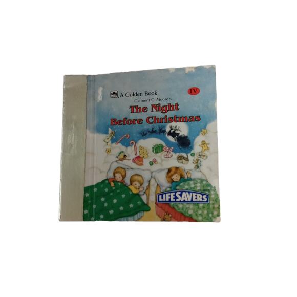 Mini Life Savers Ornament Book 1987 The Night Before Christmas Vintage Miniature - Picture 13 of 16